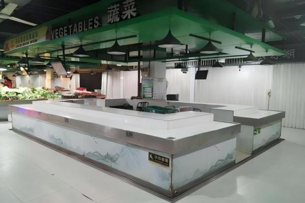 佰年供銷(xiāo)”智慧生鮮市場(chǎng)國會(huì )山店